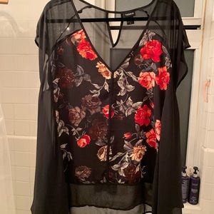 Sheer Rose Top